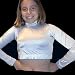 Sporting Goods : Danskin Girl's Metallic Turtleneck
