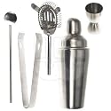 Cocktailset Bar-Set 5tlg mit 500 ml Cocktailschaker,Barkeeper Bar Cocktail