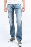 True Religion – Mens Ricky Straight Super T Denim Jeans In Conductor