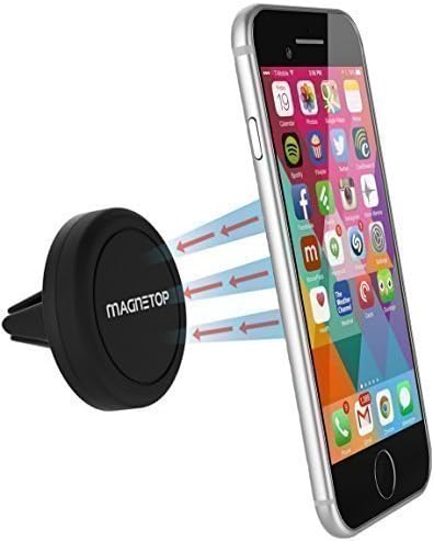Magnetic Phone Mount, Most Secure &amp; Convenient Air Vent Mount for Smartphones, High Quality, One Step Mounting Solution Hassle Free, Easy to Use, Magnetic Mount