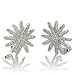 Ramona Singer Sterling Silver Sunburst Earrings title=