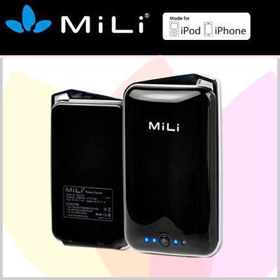 Original MiLi Power Crystal HB-A10 External Battery Power Bank for iPhone 4, iPod, Blackberry phones, HTC phones, Motorola Droid series, Xperia and Other Mobile Devices (Black) Original MiLi Power Crystal HB-A10 External Battery Power Bank for iPhone 4, iPod, Blackberry phones, HTC phones, Motorola Droid series, Xperia and Other Mobile Devices (Black)