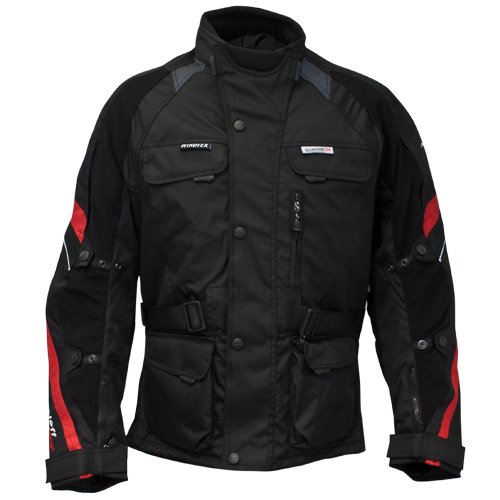 Roleff RO 523 Gr. XL Kodrajacke Orkan, schwarz / rot Preisvergleich