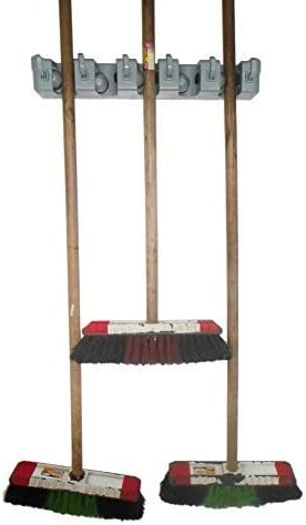 Broom Hanger Organizer for Household Essential Storage - Perfect Tool for Your Kitchen, Garage, Basement & Garden Shed by Dadotool by DadoTool Company