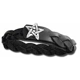 Pentagram- Gaelic Plait Alchemy Gothic Bracelet