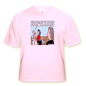 Rich Diesslins Funny Religious Light Cartoons - Popeyes Pastoral Visit - T-Shirts