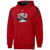 Nike UNLV Runnin' Rebels Red Pass Rush Hoody Sweatshirt