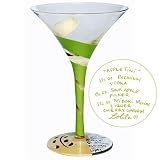 Appletini cocktail glass by Lolita