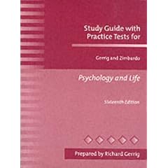 Psychology and Life Study Guide