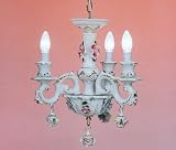 AUTHENTIC CAPODIMONTE PORCELAIN CHANDELIER MADE IN ITALY! H17