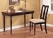 Cherry Finish Wood WRITING DESK SET Desk and Upholstered Chair