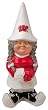 NCAA Wisconsin Badgers Cheerleader Garden Gnome [Sports]