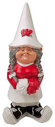 NCAA Wisconsin Badgers Cheerleader Garden Gnome [Sports]