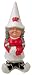 NCAA Wisconsin Badgers Cheerleader Garden Gnome [Sports]