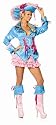 3 Piece Caribbean Captain Costume Set