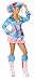 3 Piece Caribbean Captain Costume Set