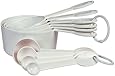 Prepworks by Progressive Measuring Spoons and Cups, White - 10 Piece Set
