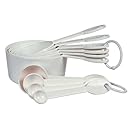 Prepworks by Progressive Measuring Spoons and Cups, White - 10 Piece Set