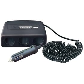 Draper 12V DC 3 Way Extension Socket - Car Cigarette Lighter plug with 3 sockets. PRODUCT ID:78907: Amazon.co.uk: DIY &amp; Tools