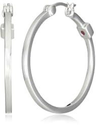 ELLE Jewelry Sterling Silver Hoop Earrings