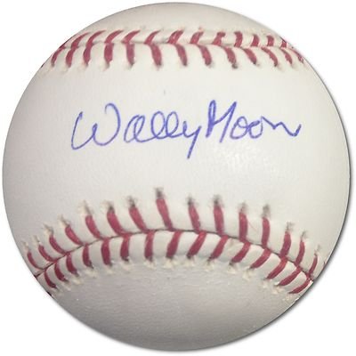 Wally Moon Autographed Baseball - WS Champion COA - Autographed BaseballsB00COXO5KC