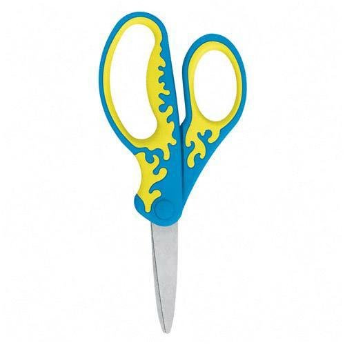 Childrens Toyshop  Toys : (Price/EA)Soft Grip Scissors,Pointed-Tip,5" Full Length,Stainless Stl