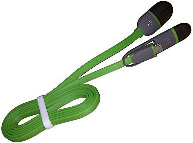 Lightning To USB Cable,COON 2 in 1 Micro 8-Pin Sync Data Charging Cord for Iphone SE 6 6s Plus 5 5s 5c, Ipad Air, Sumsung, HTC, Motorola, Nokia and Other Android Phones Tablet (2 Pack)