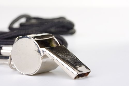 CRS Whistles Metal Whistle with a 19" Lanyard Perfect for the Coaches, Referee, Football Coach, Basketball, Soccer, Hockey, Lifeguard Protect Yourself for Storm Safety, Survival, Emergency