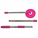 Woodsam (TM) Magic Spin Mop Microfiber Spining with Bucket 2 Heads 360° Rotating Floor Mop Easy (Pink)