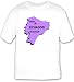 T-shirt with map, guayaquil, vector
