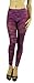 ToBeInStyle Women's Elastic Footless Elastic Leggings