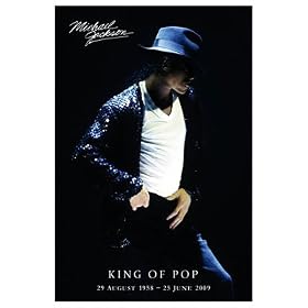 Michael Jackson Poster - Moon Walk Tribute - 91.5 x 61cms (36 x 24 Inches)
