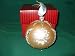 Waterford Heirloom Ice Flower Jewelled Ball Champagne Ornament