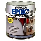 Epoxy Shield Concrete Floor Paint - 225380 1G Bat Gy Floor Paint by Rustoleum