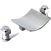 Two Handle Widerspread Deck Mounted Waterfall Bathroom Roman Bath Tub Faucet with Curved Spout, Chrome,Special Discount Two Handle Widerspread Deck Mounted Waterfall Bathroom Roman Bath Tub Faucet with Curved Spout, Chrome,Special Discount