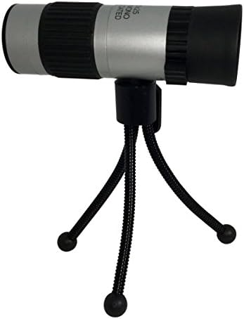 Compact Monocular Viewing Scope with Zoom 20x-80x: Portable and Lightweight, Great Mini Telescope Monoculars for Bird Watching, Golf, Hiking, Concerts (Silver)