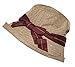 Supergirl Women hat Crimping Brim Linen Cap Sun Hats Summer Topee UPF 50+ Beach Hats