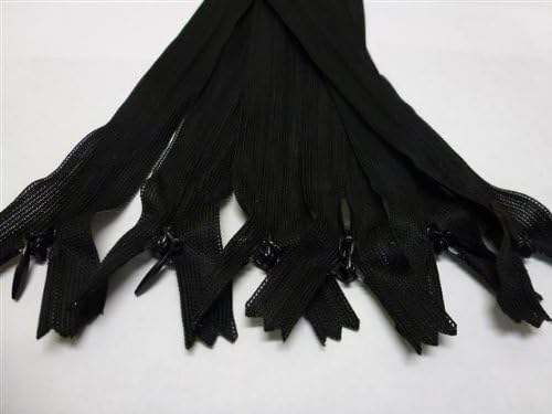 8" Invisible Zippers, closed end--6pcs