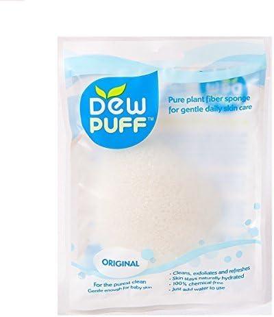Dew Puff Konjac Sponge, Original by Dew Puff