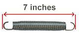 10 REPLACEMENT NEW 7 INCH (18cm) SPRINGS FOR TRAMPOLINE