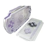 PALE PURPLE FRONT+BACK FACEPLATE&BUTTONS for PSP 2000