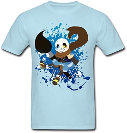 LeiANze Undertale Ink Sans And Skelebros Your Own Zone Men's T-Shirts Sky blue Small