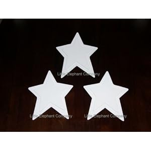 White Star Quilt Clips - Set of 3