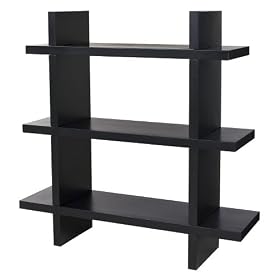 3 Shelf Bookcase - Black by -