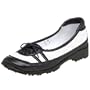 Sesto Meucci Women's Gabian Golf Shoe,White Nappa/Navy,10 M US