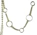 New Ladies Womens O Ring Looped Silver Chain Belt