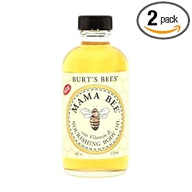 Burt's Bees Mama Bee Body Oil with Vitamin E, 4-Ounce Bottles (Pack of 2) by Burt's Bees