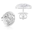 One of a Kind 2/5ct TW Round Diamond Earrings in 18k Gold