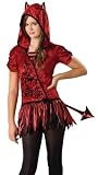 Tween Kids Costumes Goth Devil Girl Halloween Costume M Medium (kids sizes 10-12)
