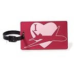 Travel Accessories Samsonite Luggage Tag - I Love to Fly Pink